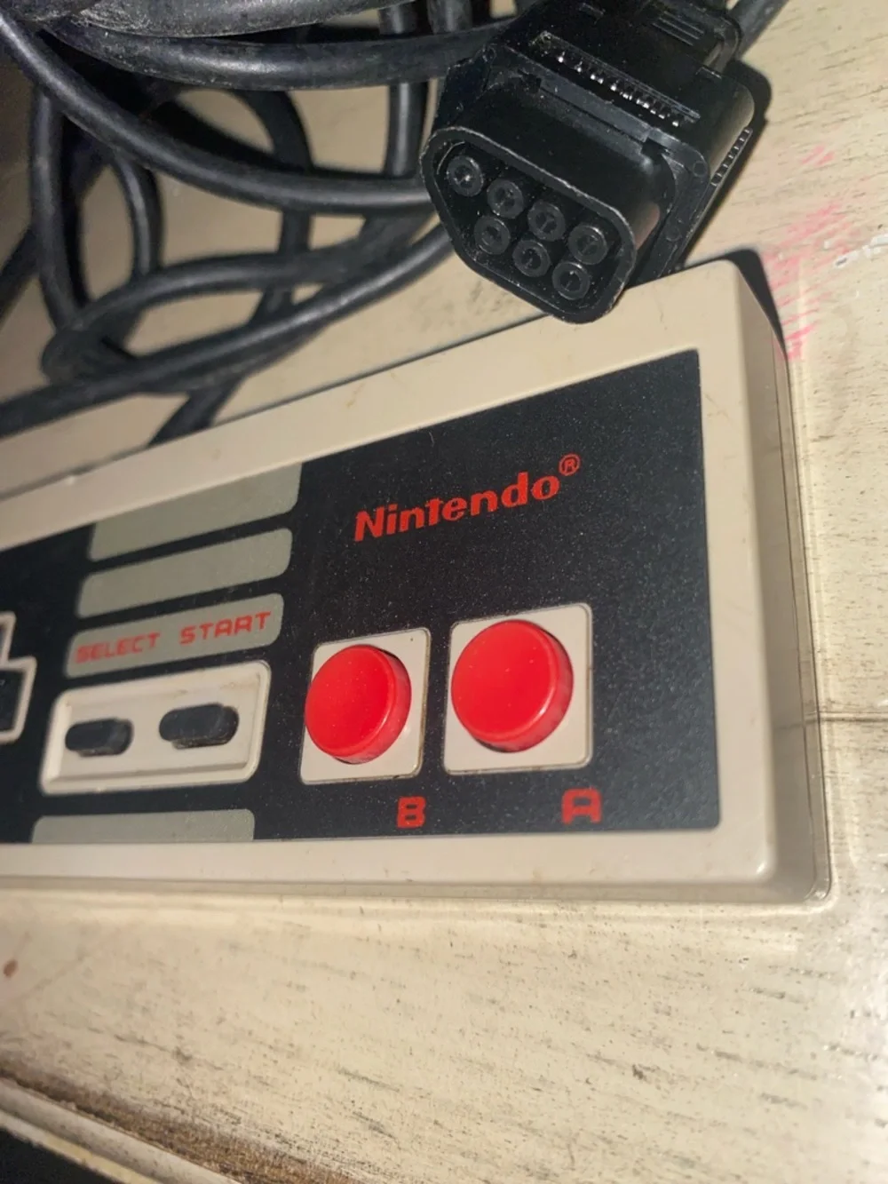 1989 original Nintendo NES Game Controller